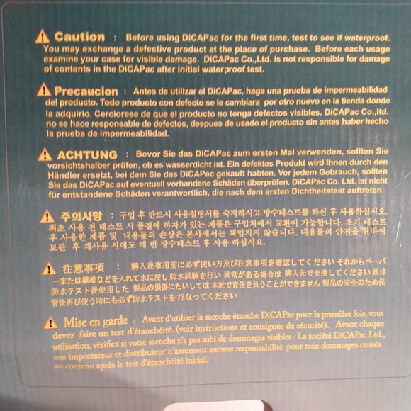 Underwater 20M Waterproof Housing Case Diving Bag DSLR SLR Camera Noir - Picture 7 of 7